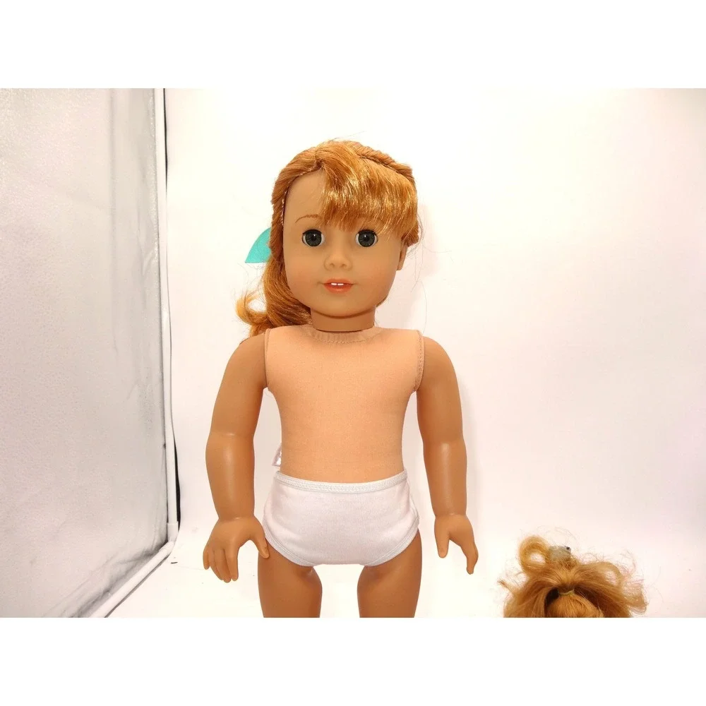 American Girl Maryellen Doll and Mini Maryellen Doll Set Striped Dress 2015